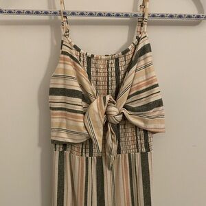 No Boundaries Striped Sleeveless Dress